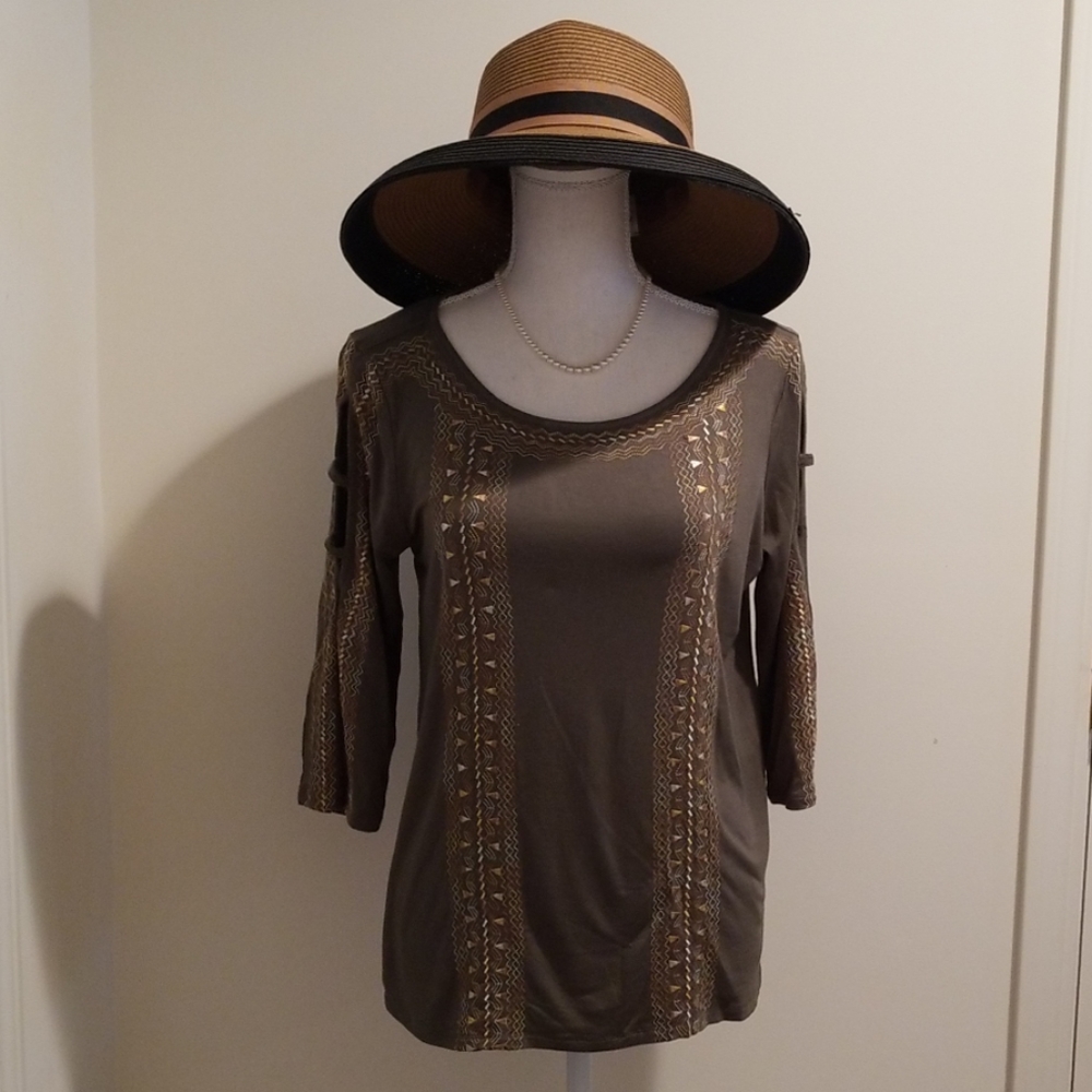 Westport 3/4 sleeve with cut-outs, Top